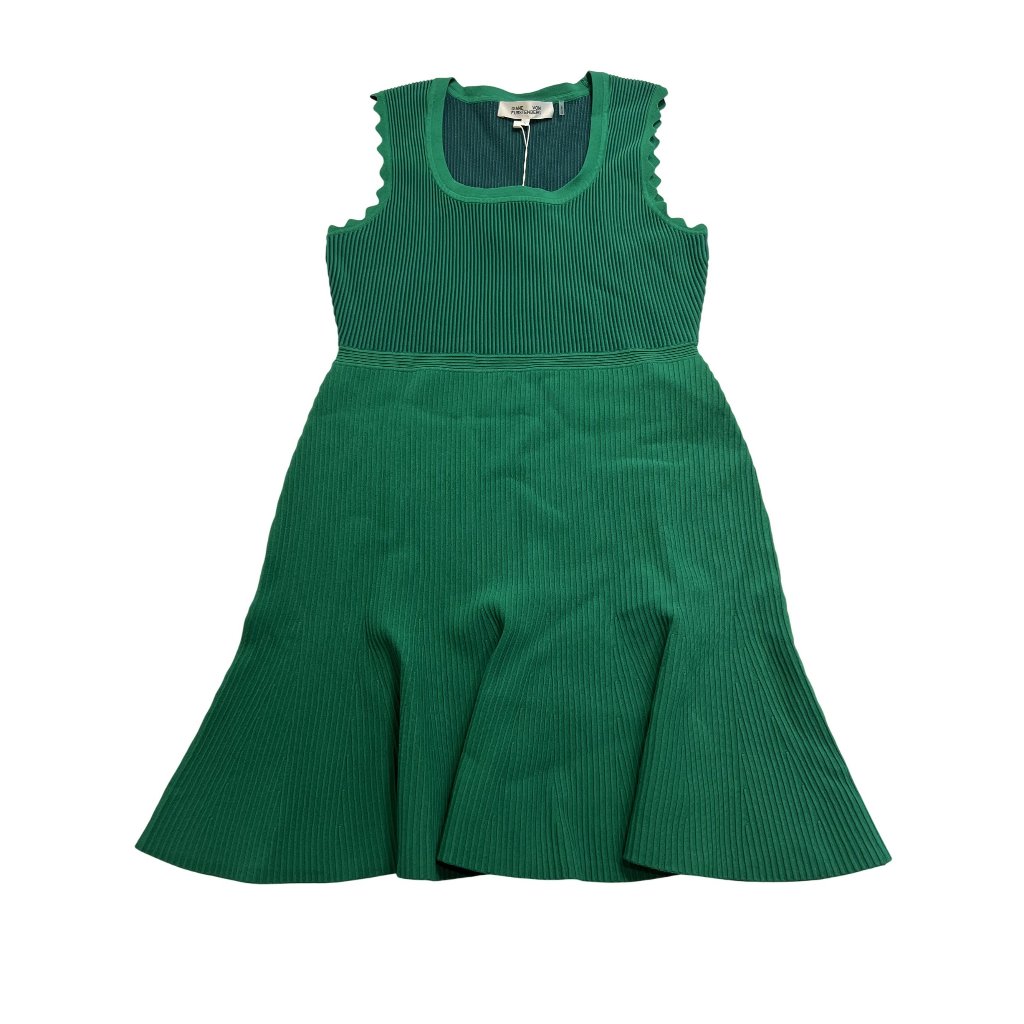 Diane Von Furstenberg Adi Mini Dress In Emerald & Avalon Teal